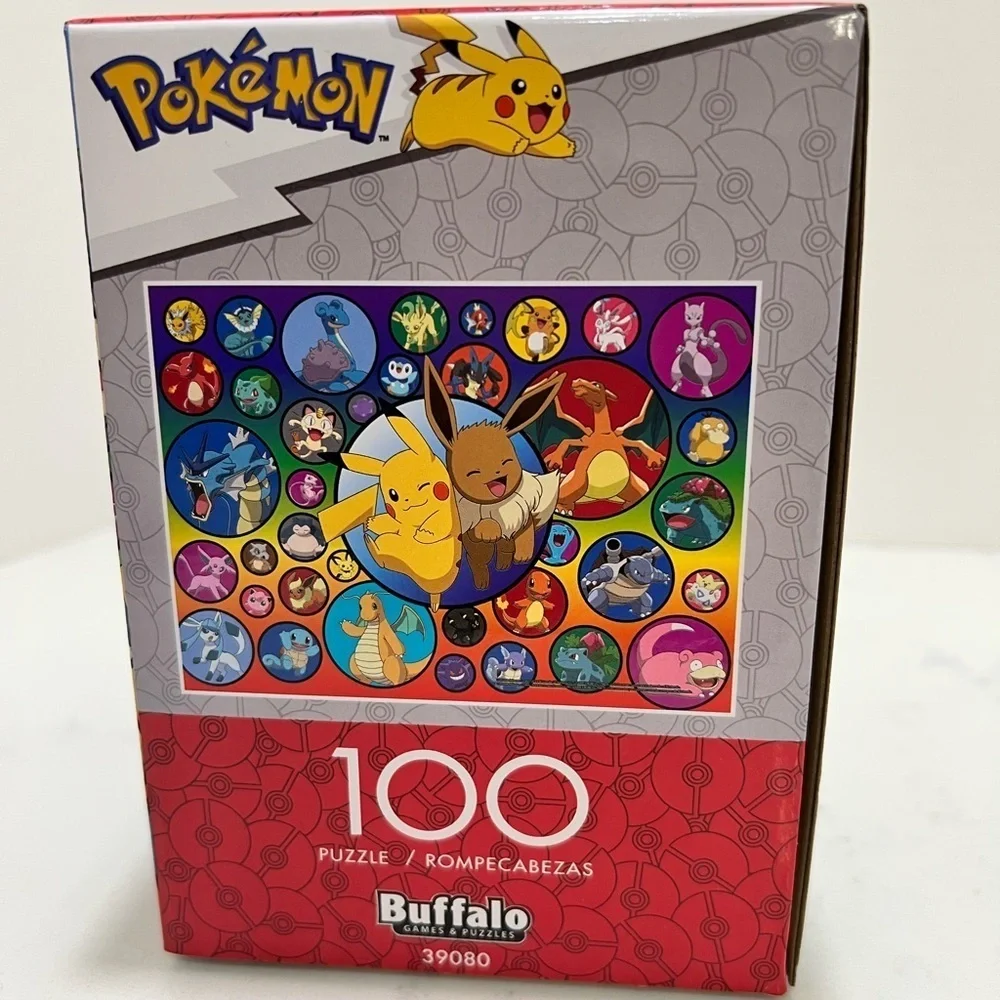 Red and White Poké Ball 100-Piece Puzzle